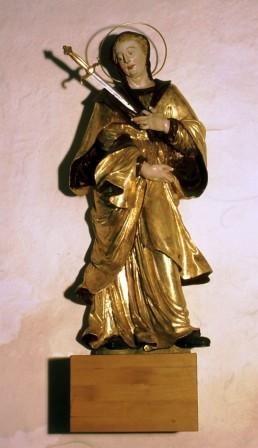 e14 Untermooweiler St.Nikolauskapelle Baroke Figur